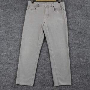 Faherty Men's Straight Jeans in Soft Gray